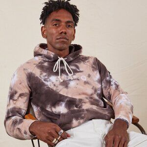 Big Bud Press Brown Tie Dye Hoodie size P